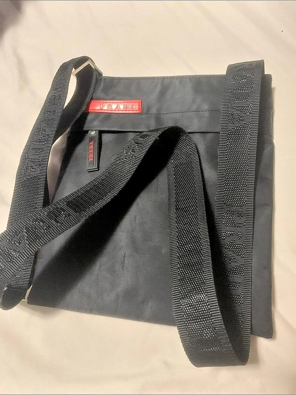 Prada Tessuto Nylon Crossbody Bag Black - Picture 5 of 5